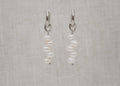 5 irregular pearls hoops silver 1