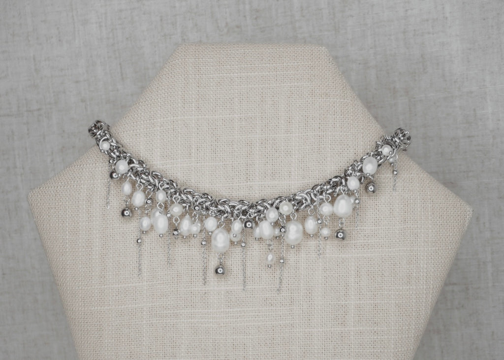 SOFT TROUBLE ICON NECKLACE | PEARL TIDE