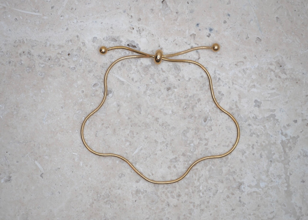 adjustable snake bracelet gold 1