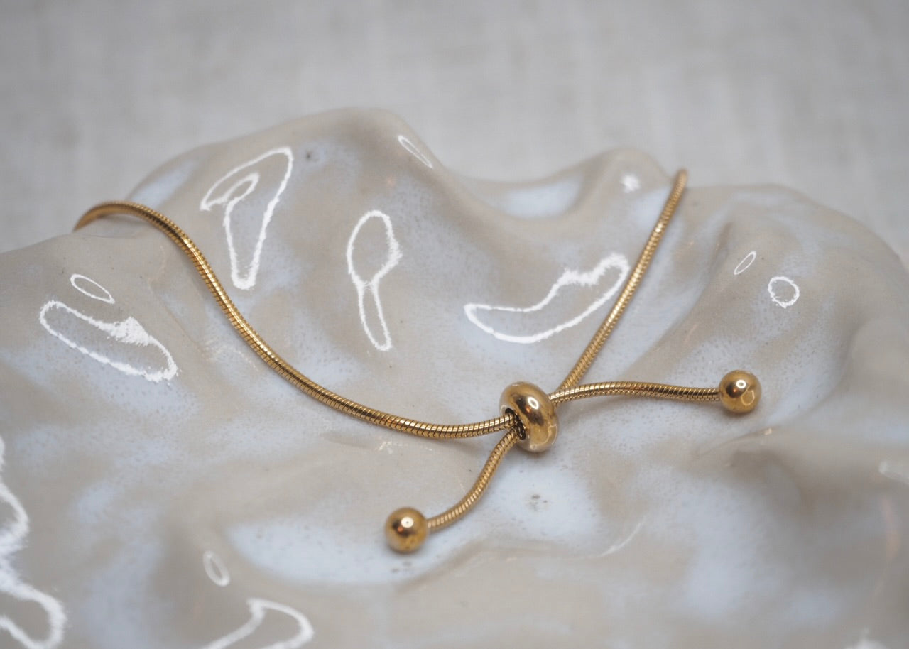 adjustable snake bracelet gold 2