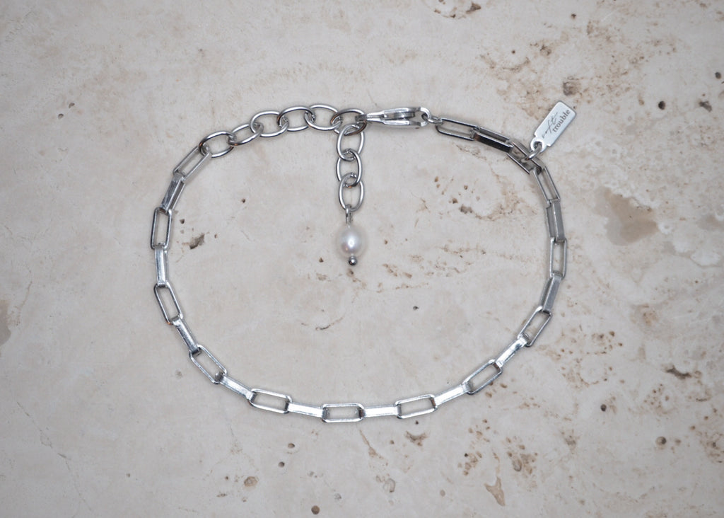 box chain bracelet silver 1