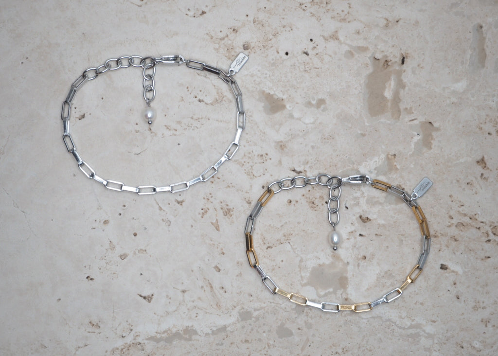 box chain bracelet silver 5