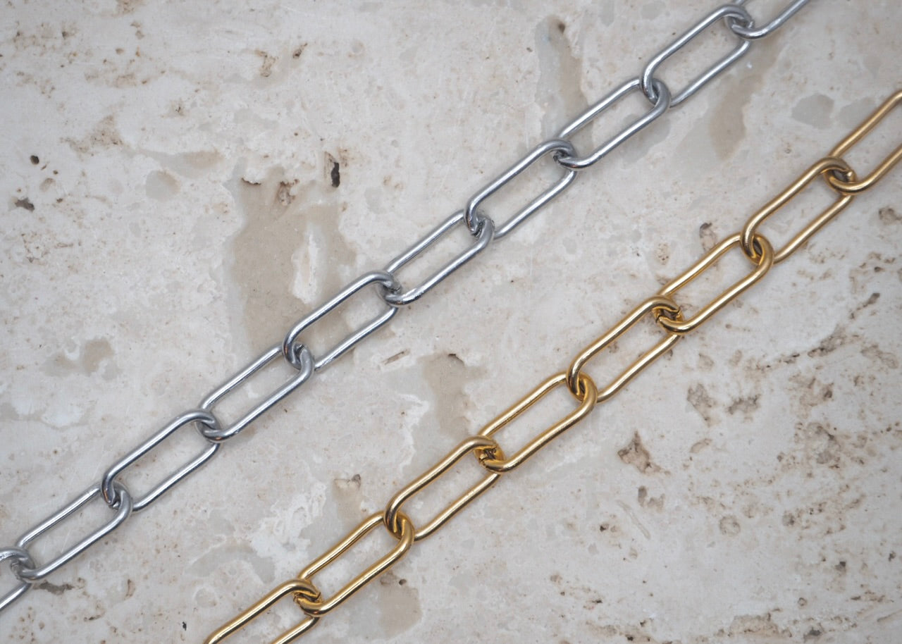 METALLIC MISCHIEF NECKLACE | CHUNKY PAPERCLIP