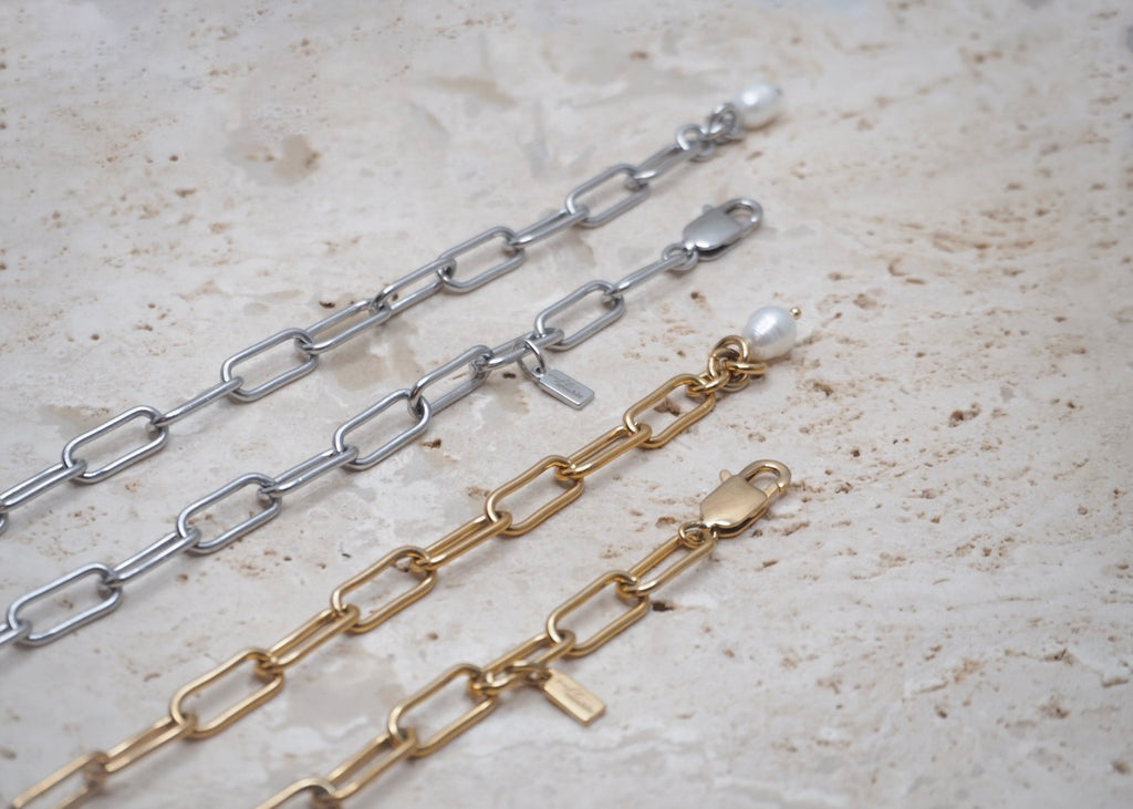 METALLIC MISCHIEF NECKLACE | CHUNKY PAPERCLIP