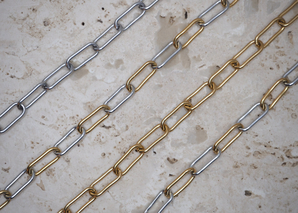 chunky paperclip bracelet all 1
