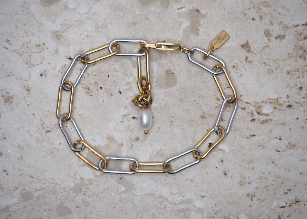 chunky paperclip bracelet heat wave 1
