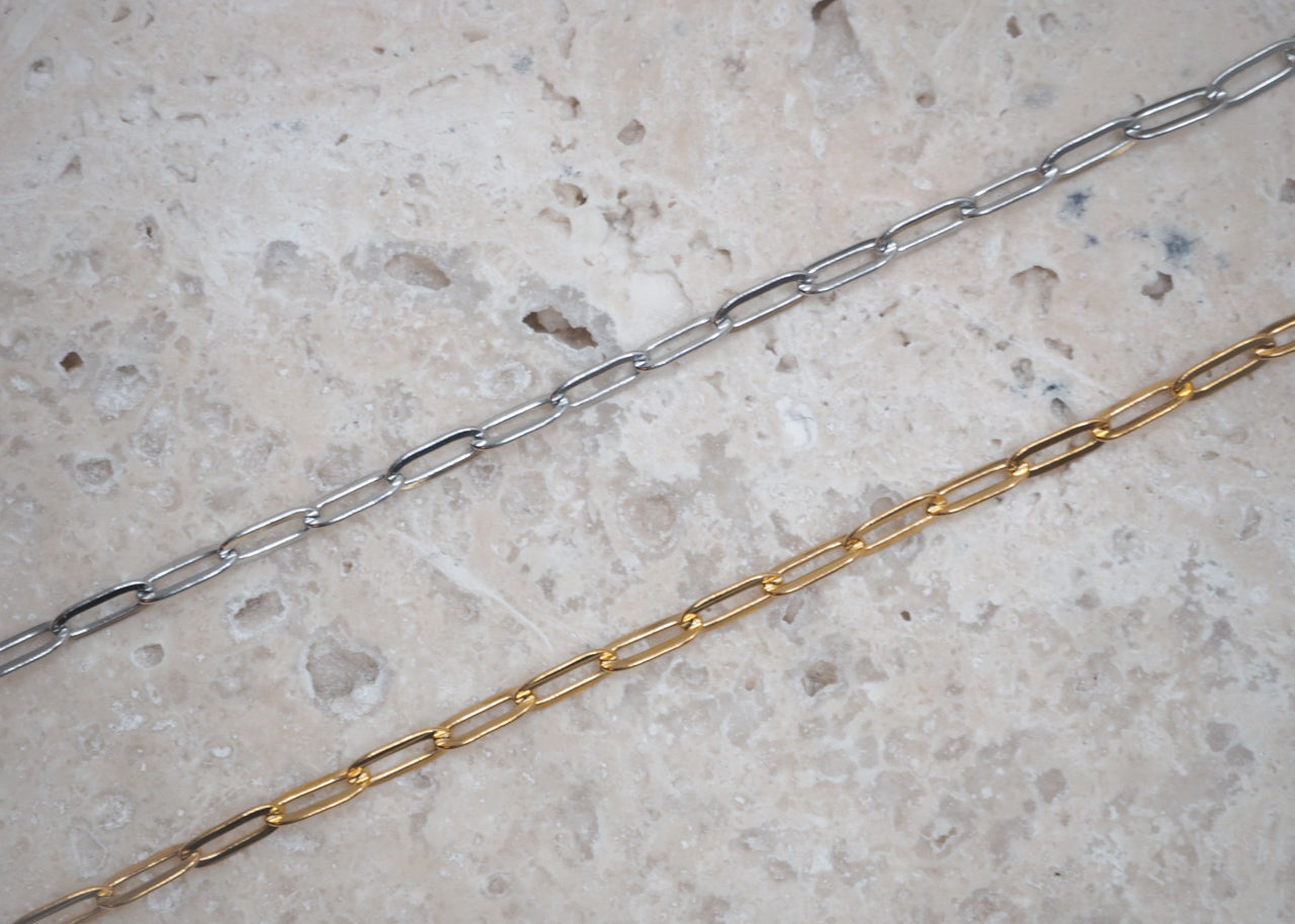 DELICATE BRACELET | FLAT PAPERCLIP