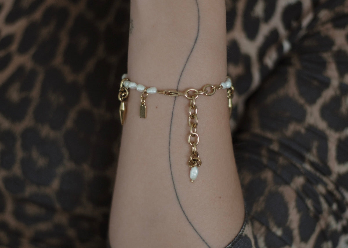dream spike bracelet gold 6