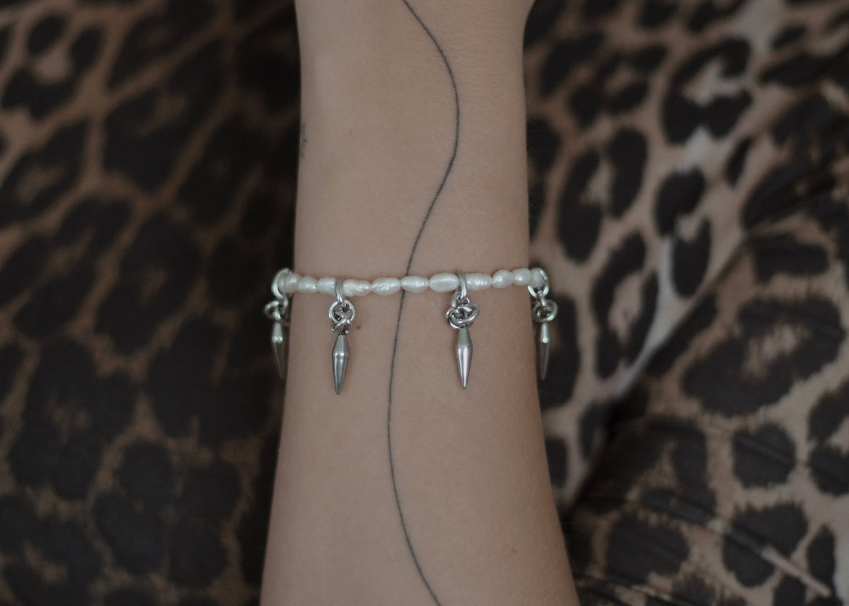 dream spike bracelet silver 2