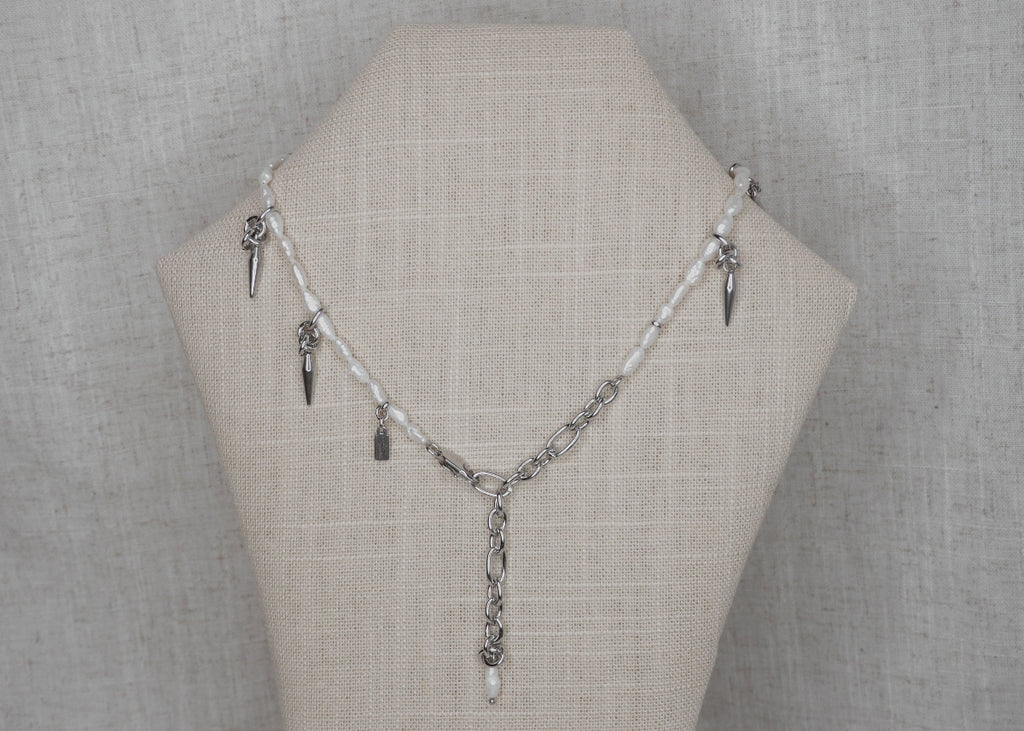 dream spike necklace silver 6
