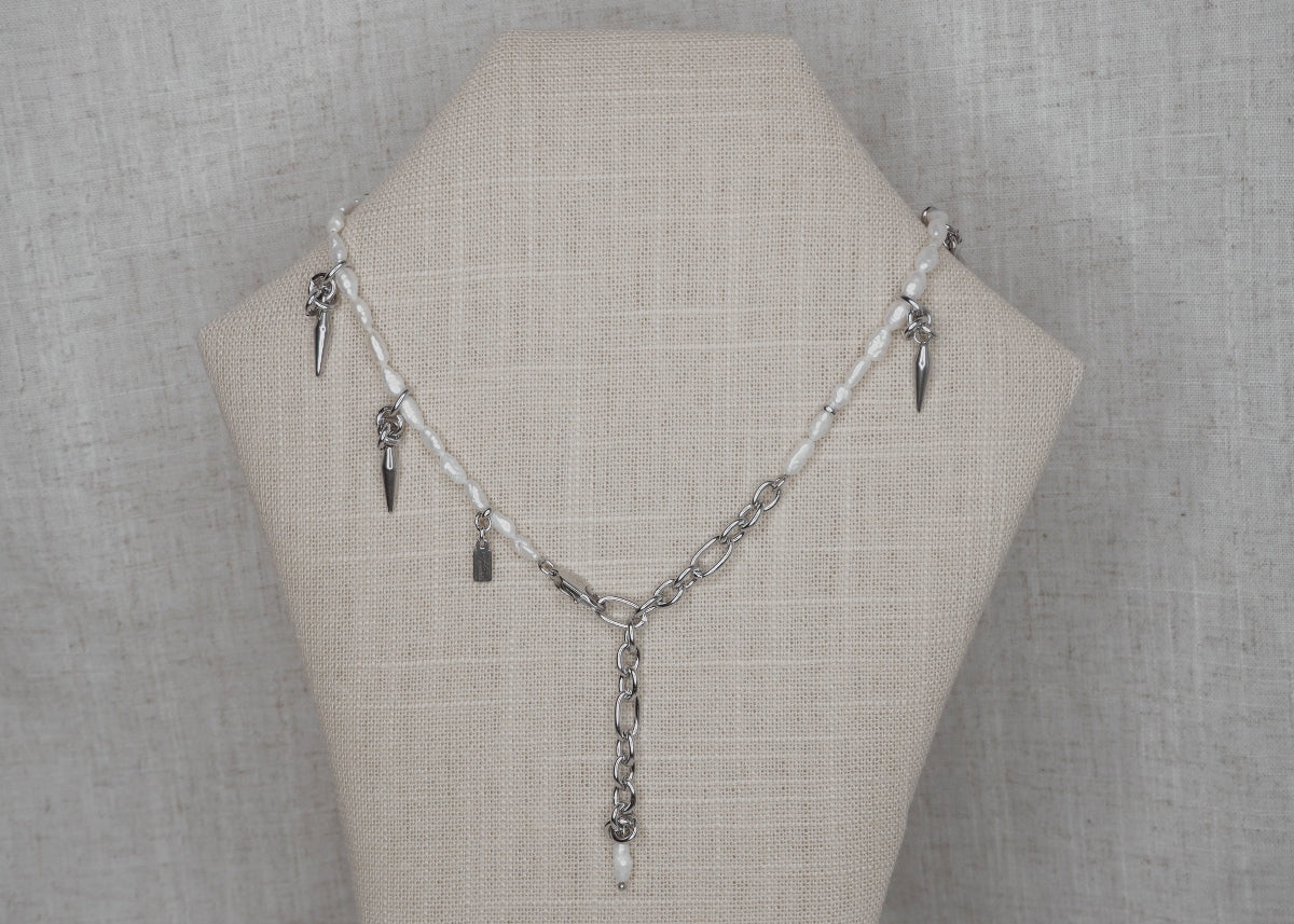 dream spike necklace silver 6
