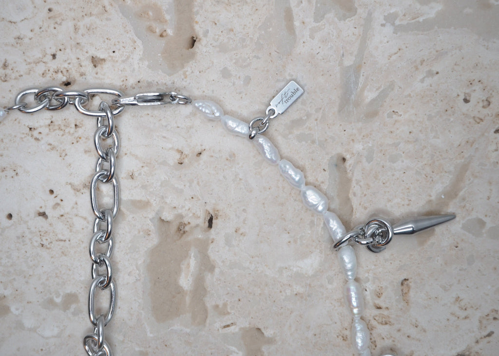 dream spike necklace silver 5