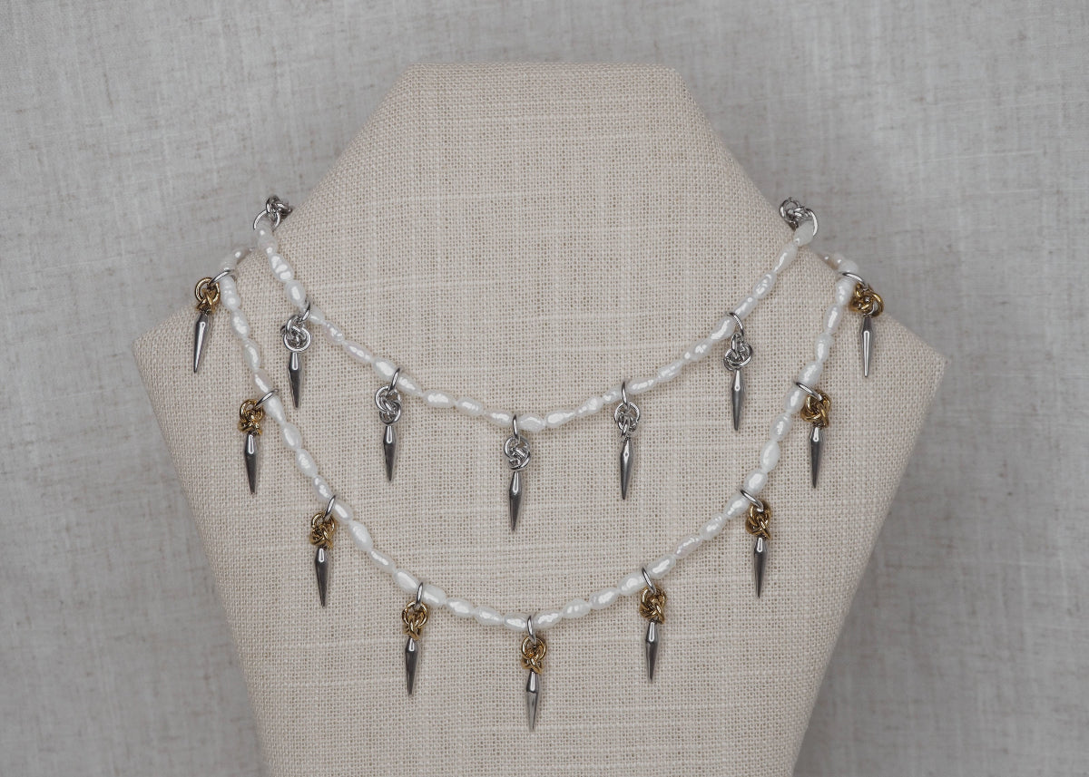 METALLIC MISCHIEF NECKLACE | DREAM SPIKE