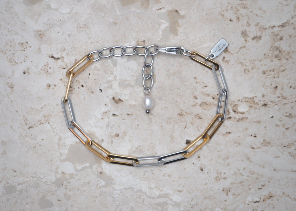 flat paperclip bracelet cold crush 1