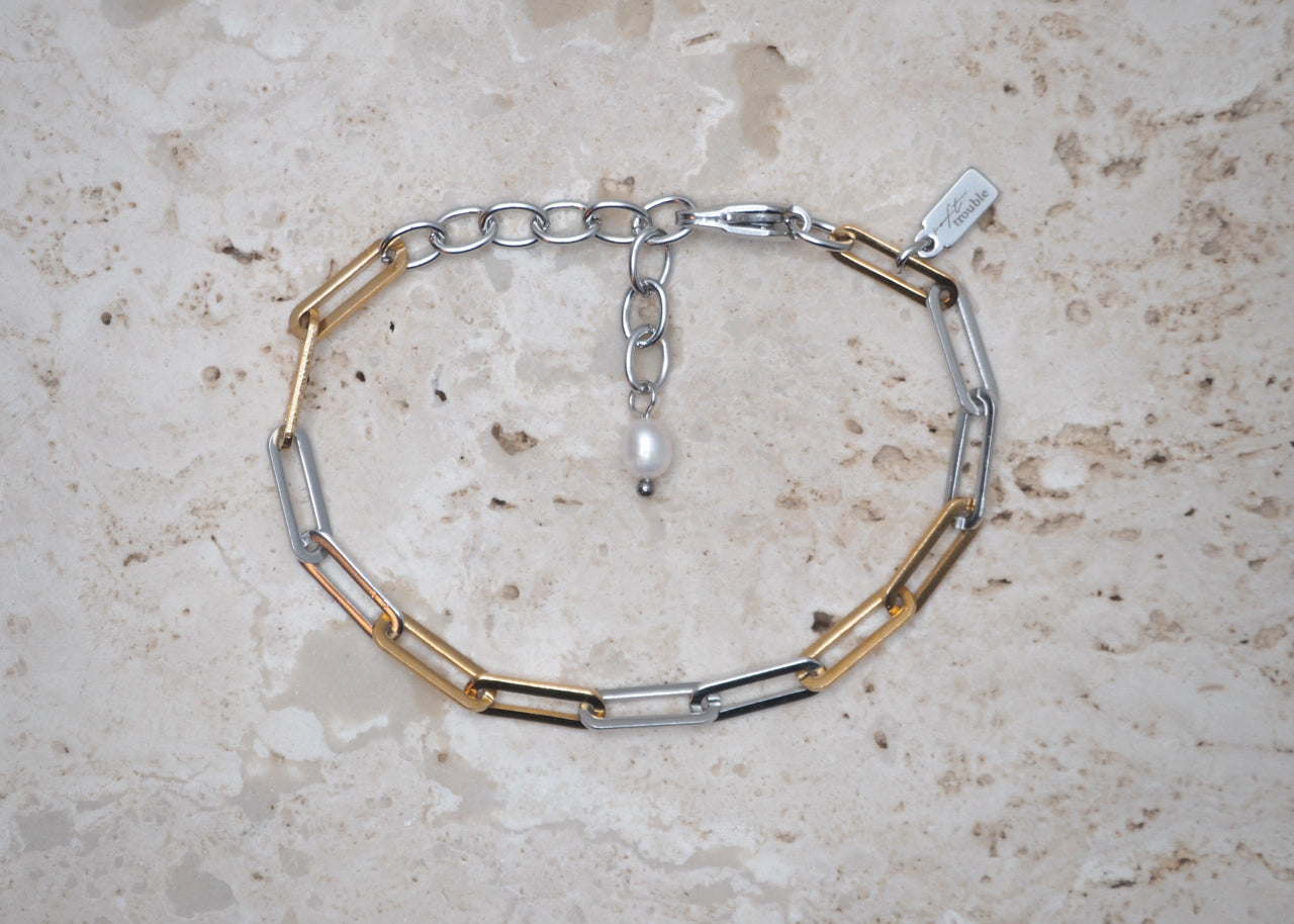 flat paperclip bracelet cold crush 1