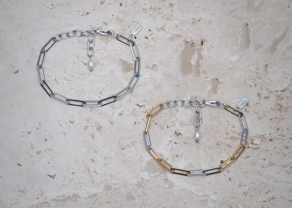 flat paperclip bracelet cold crush 5