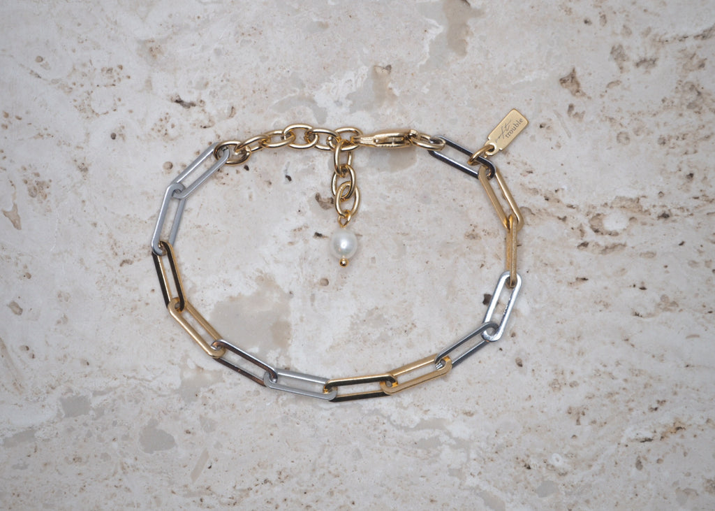 flat paperclip bracelet heat wave 1