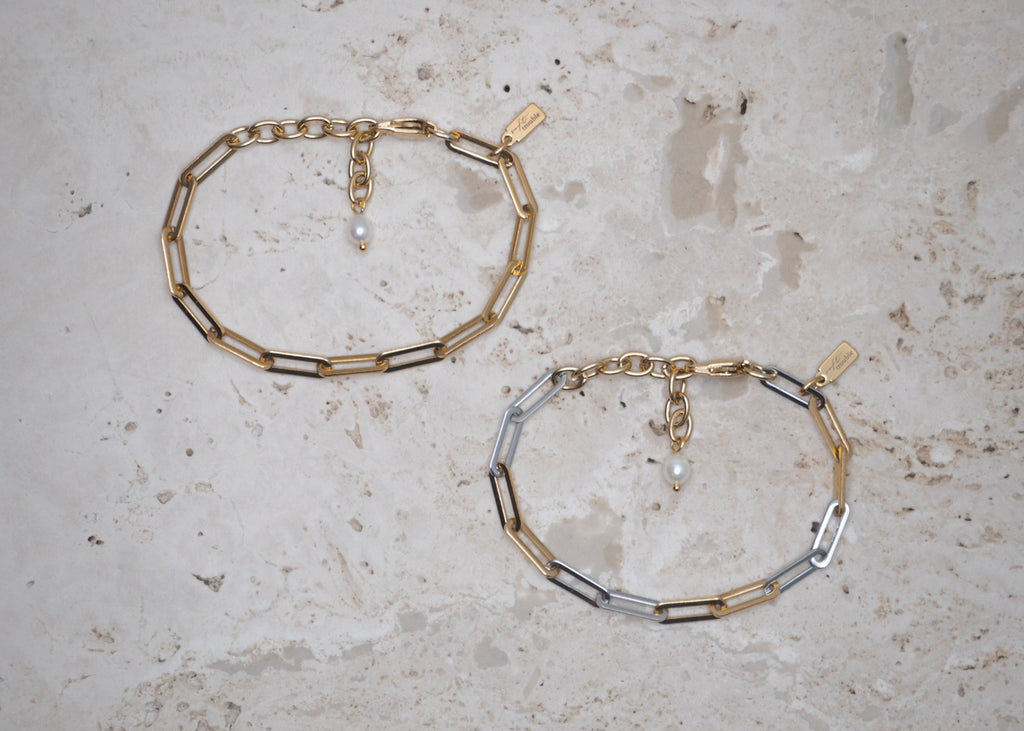 flat paperclip bracelet heat wave 5