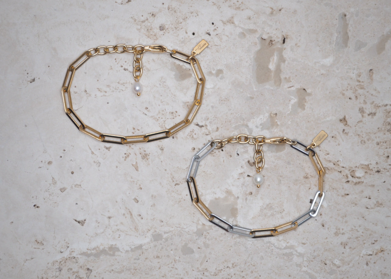 flat paperclip bracelet heat wave 5