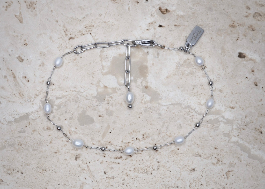 heavenly pearl bracelet silver 1