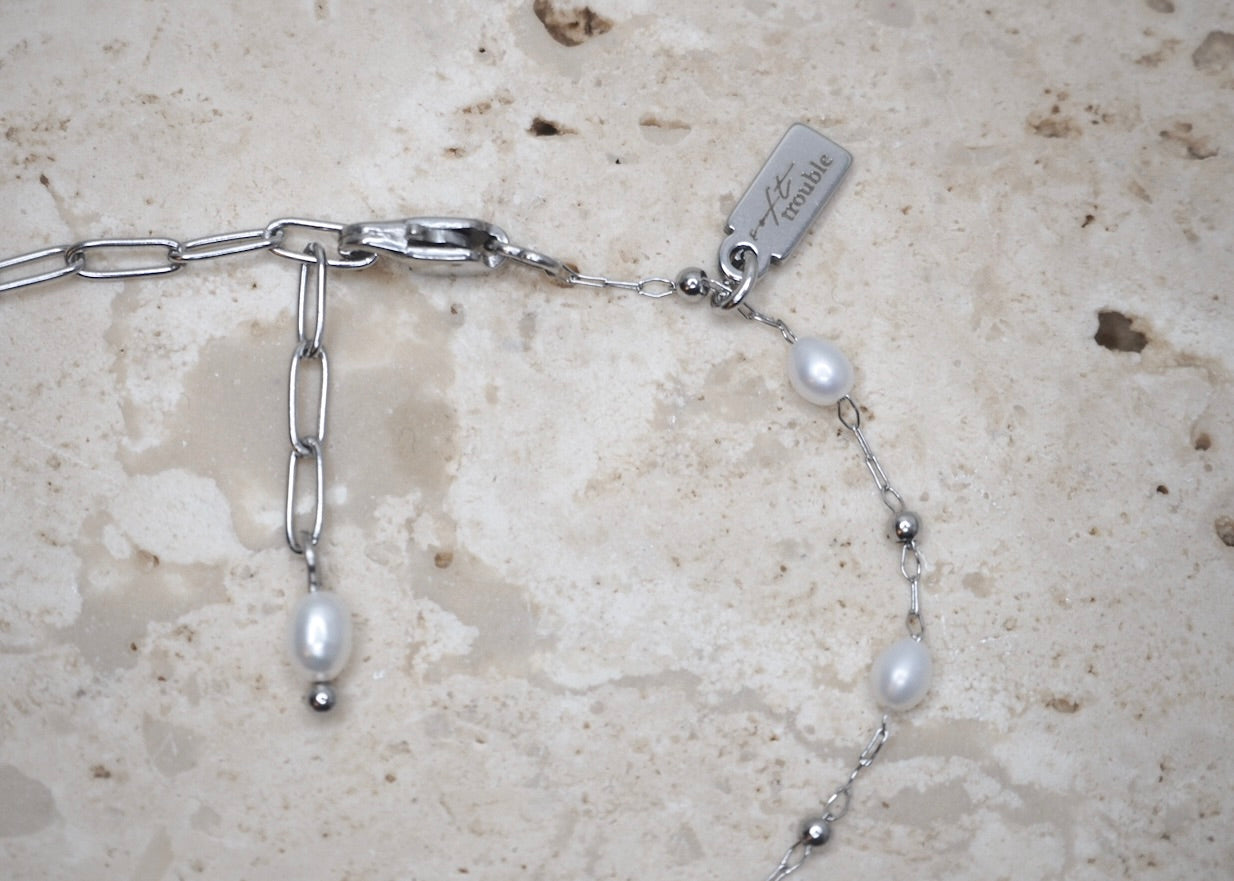 heavenly pearl bracelet silver 3