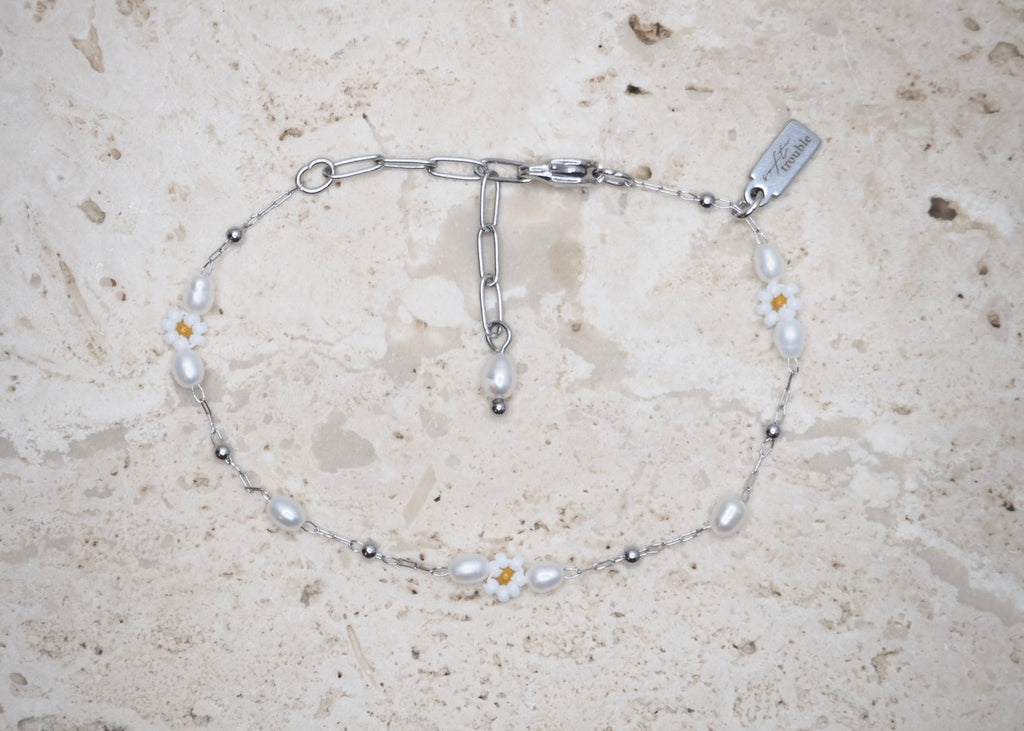 heavenly florals bracelet silver | daisy dream 1