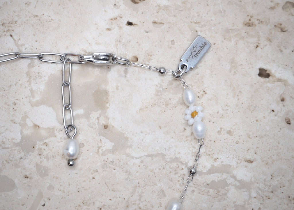 heavenly florals bracelet silver | daisy dream 3