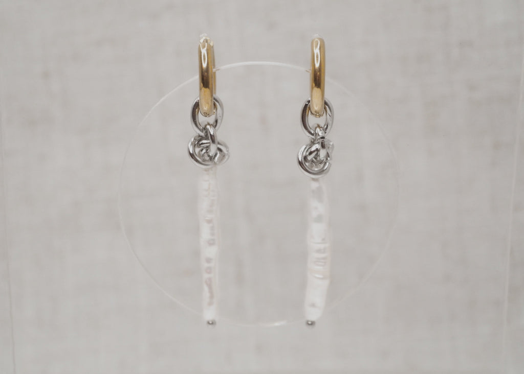 knot long pearl hoops cold crush 1