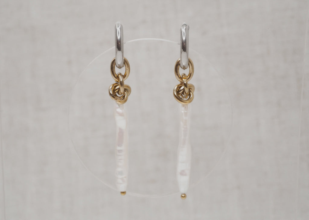 knot long pearl hoops heat wave 1