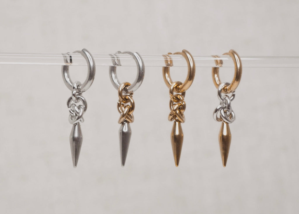 METALLIC MISCHIEF HOOPS | KNOT & SPIKE