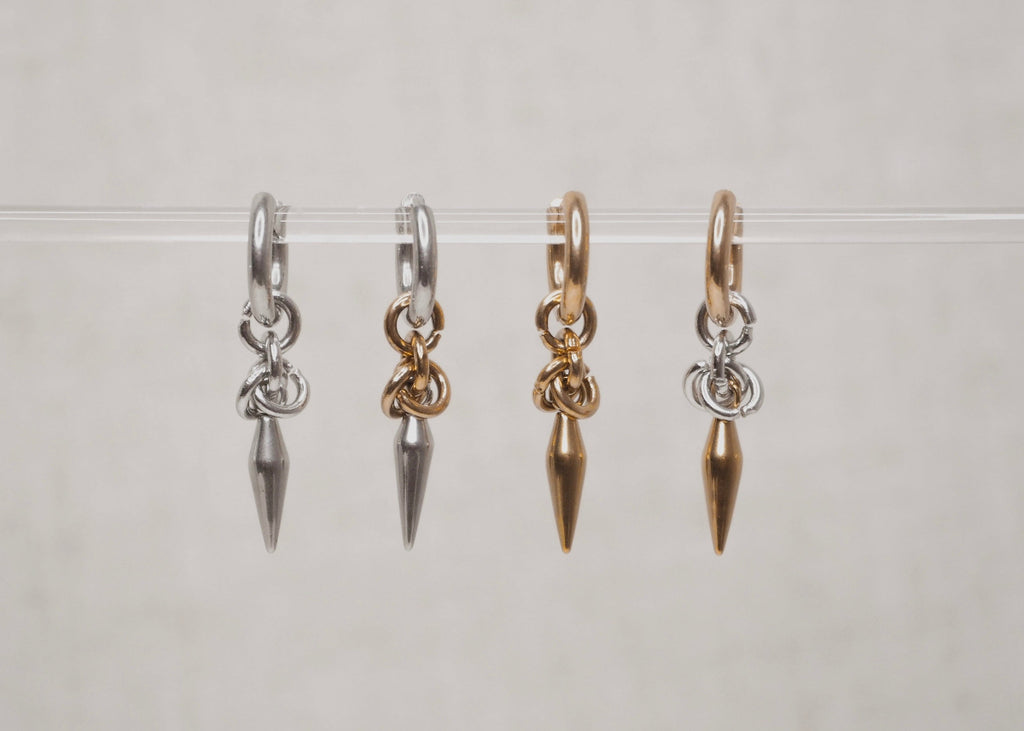 METALLIC MISCHIEF HOOPS | KNOT & SPIKE
