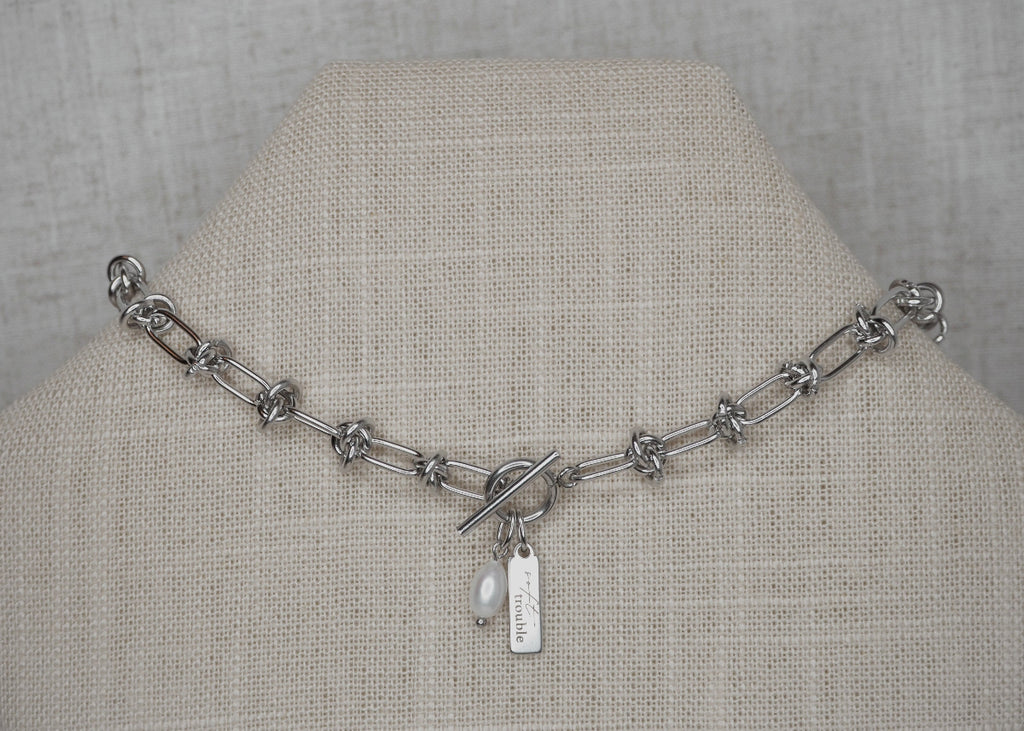knots choker silver 2