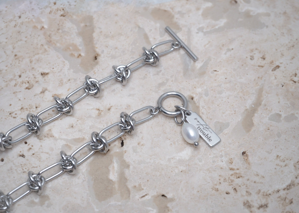 knots choker silver 5