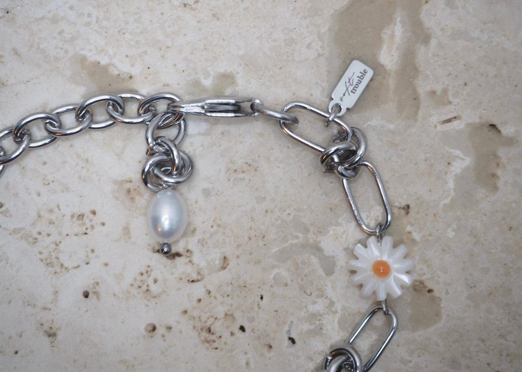 knots & daisies bracelet silver 5