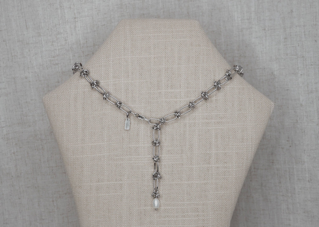 knots necklace silver 4