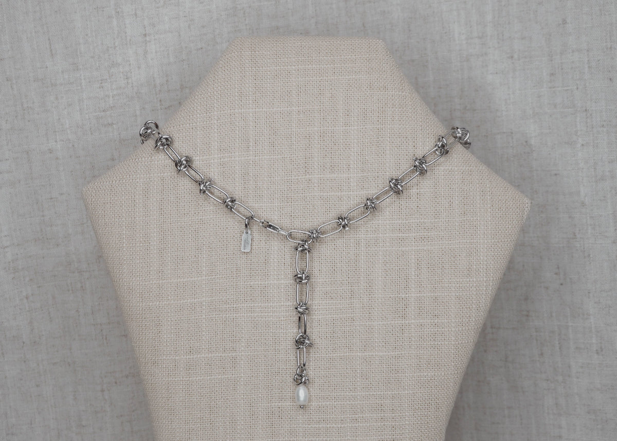 knots necklace silver 4