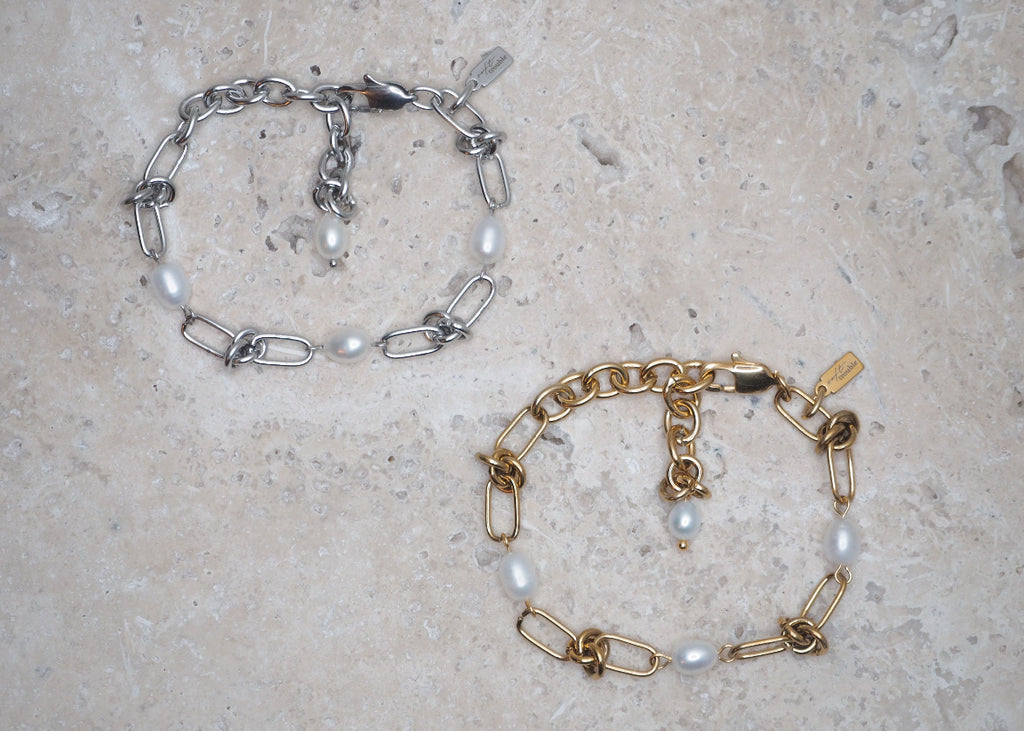 knots & pearl bracelet all 1