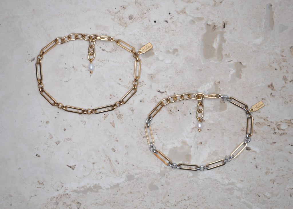 linked chain bracelet gold 5