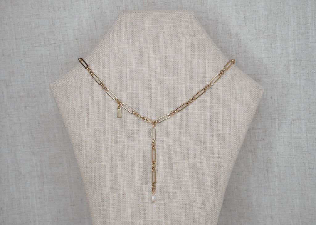 linked chain necklace gold 4