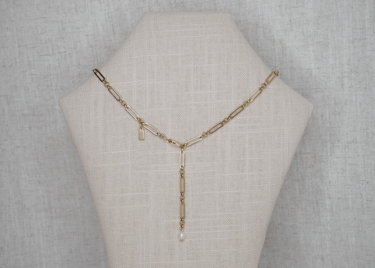 linked chain necklace gold 4