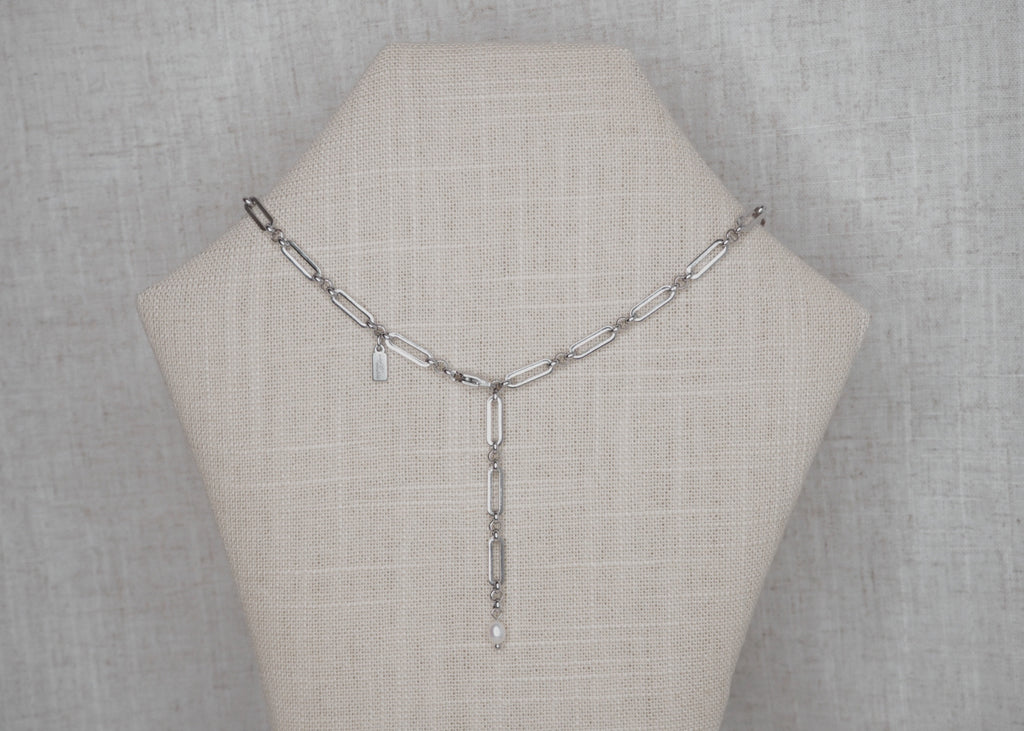 linked chain necklace silver 4