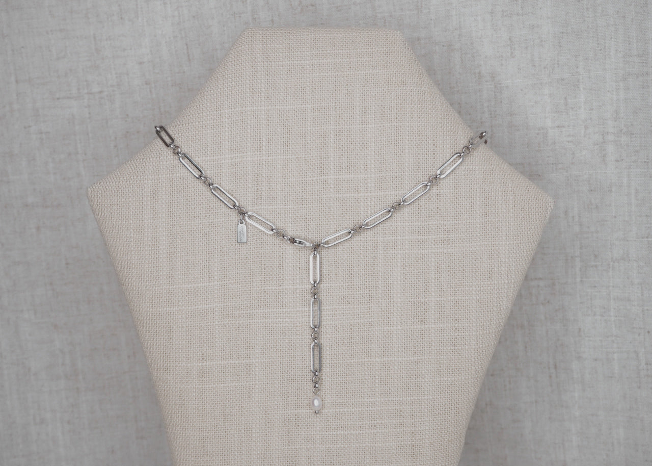 linked chain necklace silver 4
