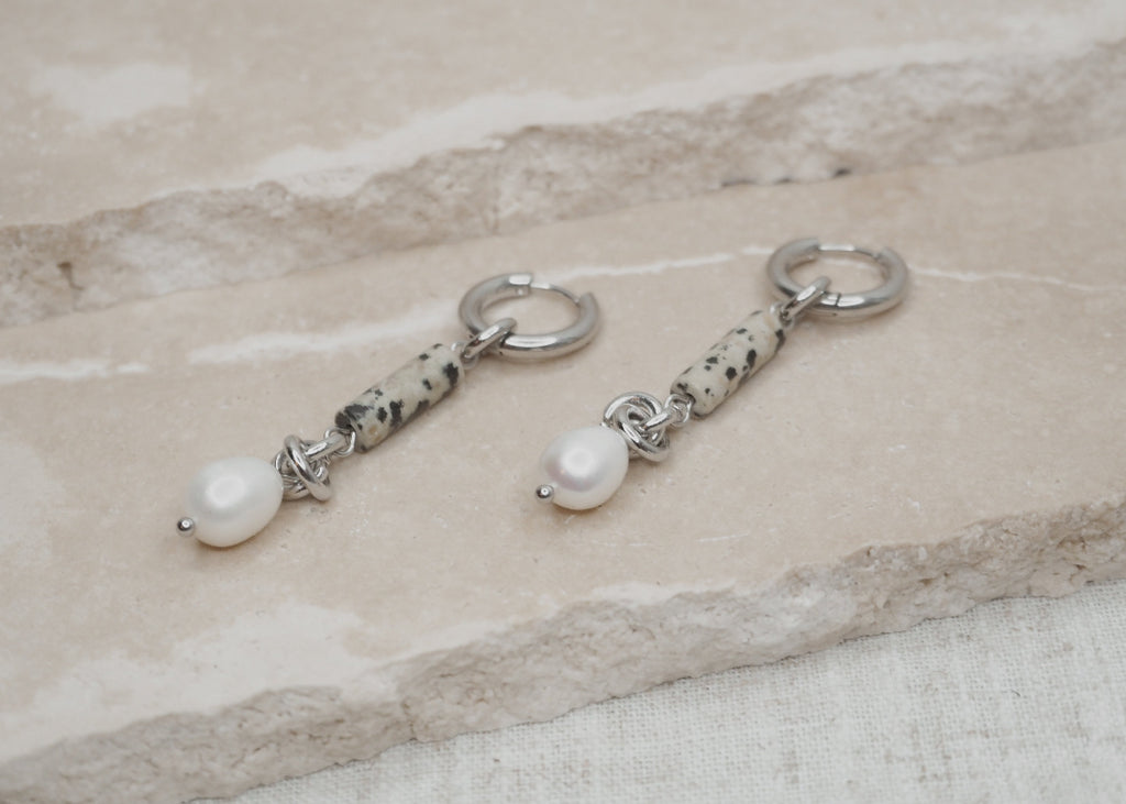 long dalmi hoops silver 2