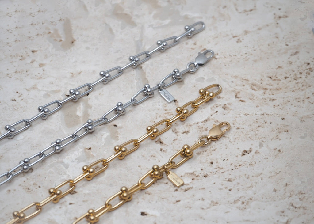 METALLIC MISCHIEF NECKLACE | METAL HUG