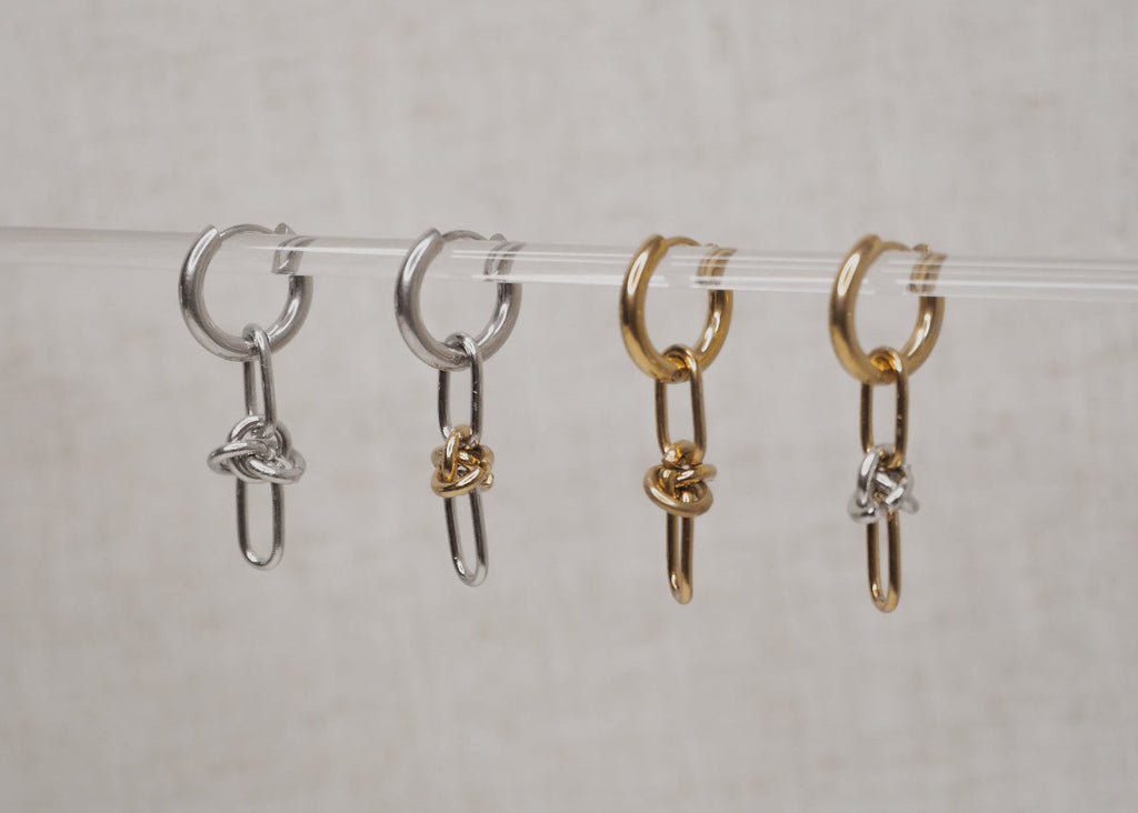 METALLIC MISCHIEF HOOPS | KNOT