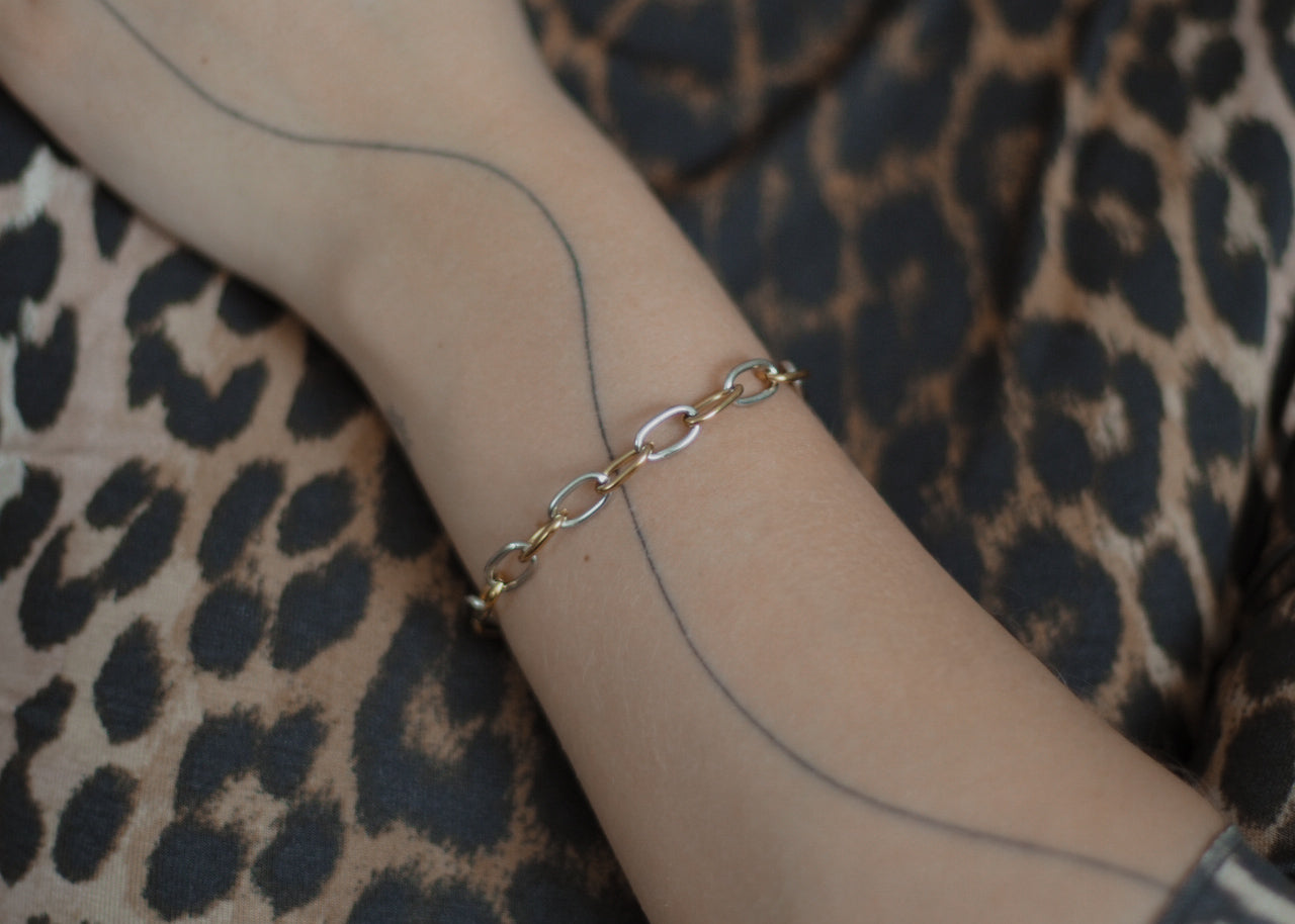 metallic mischief paperclip bracelet cold crush 2