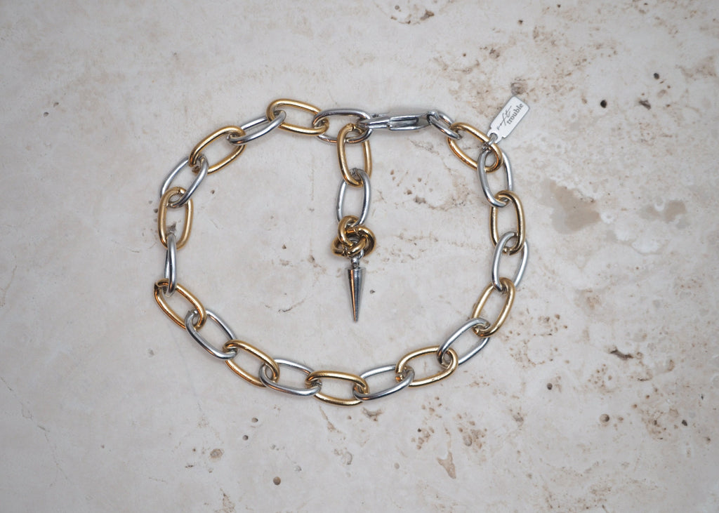metallic mischief paperclip bracelet heat wave 1