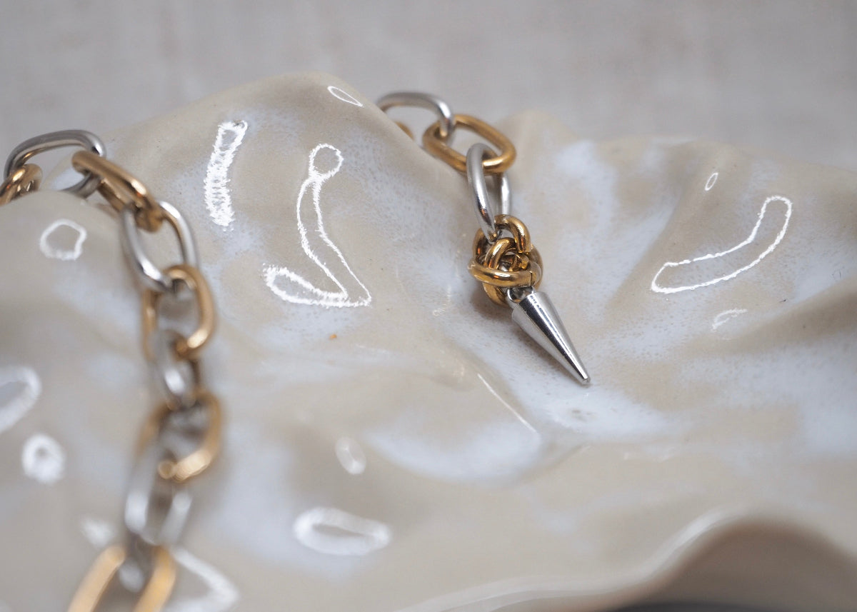 metallic mischief paperclip bracelet heat wave 3