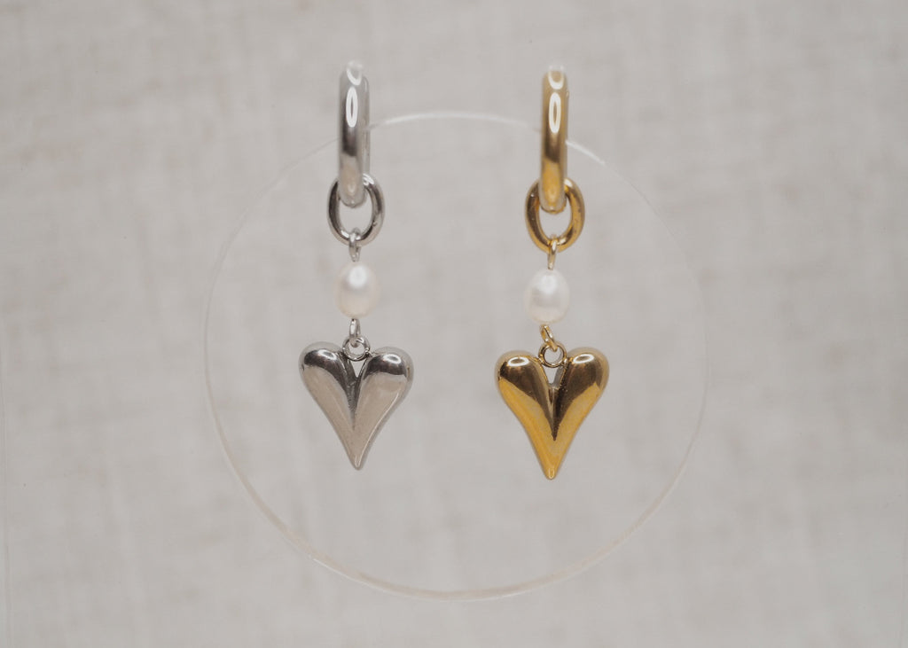 pearl heart hoops all 1