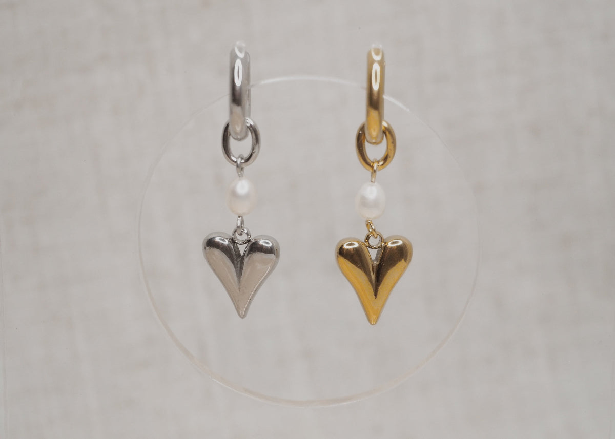 pearl heart hoops all 1